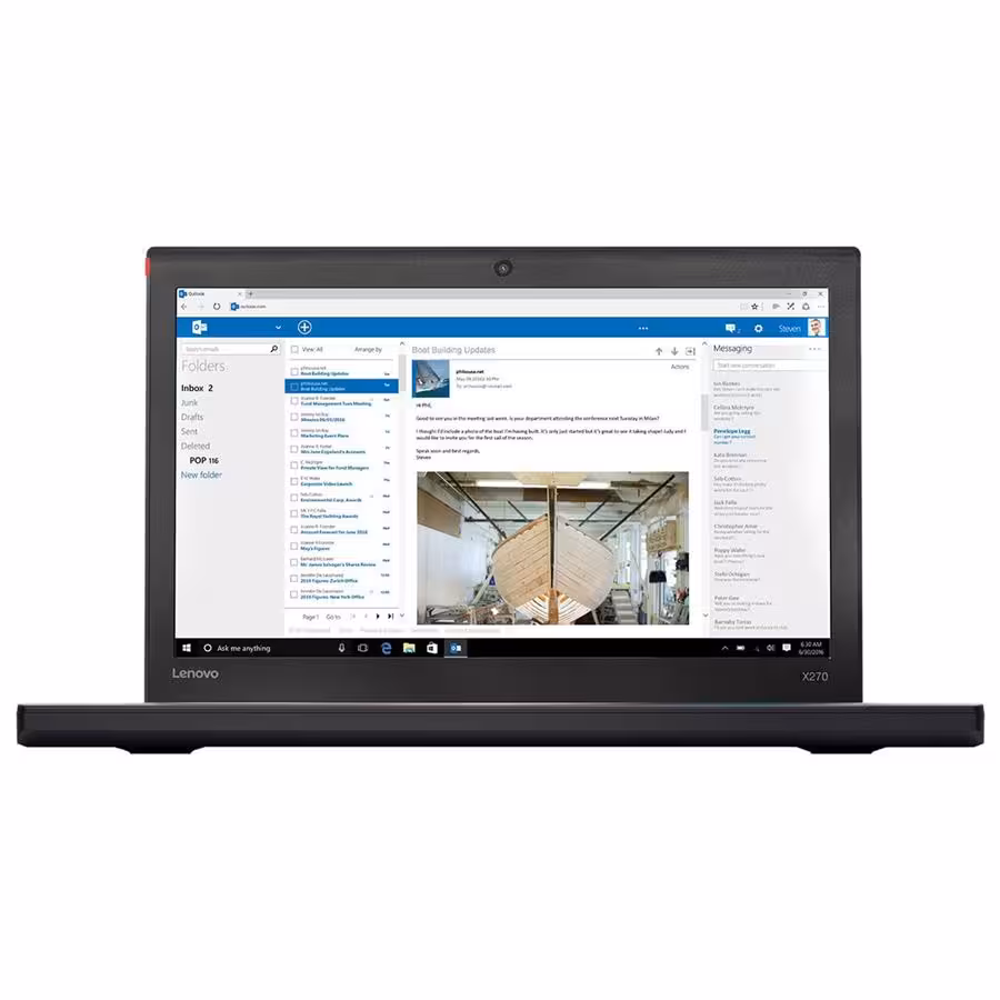 لپ تاپ لنوو مدل ThinkPad X270 با پردازنده Core i5 و صفحه نمایش Full HD