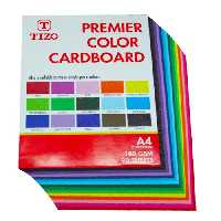 مقوا رنگی سایزA4 15رنگ180گرم تیزو (90برگ)