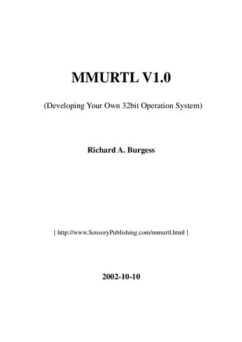 خرید و دانلود نسخه کامل کتاب Developing your own 32-bit operating system