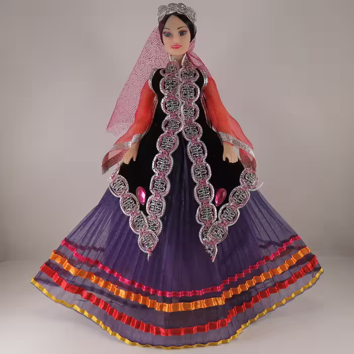 عروسک طرح سنتی مدل عروس ارتفاع 30 سانتی متر