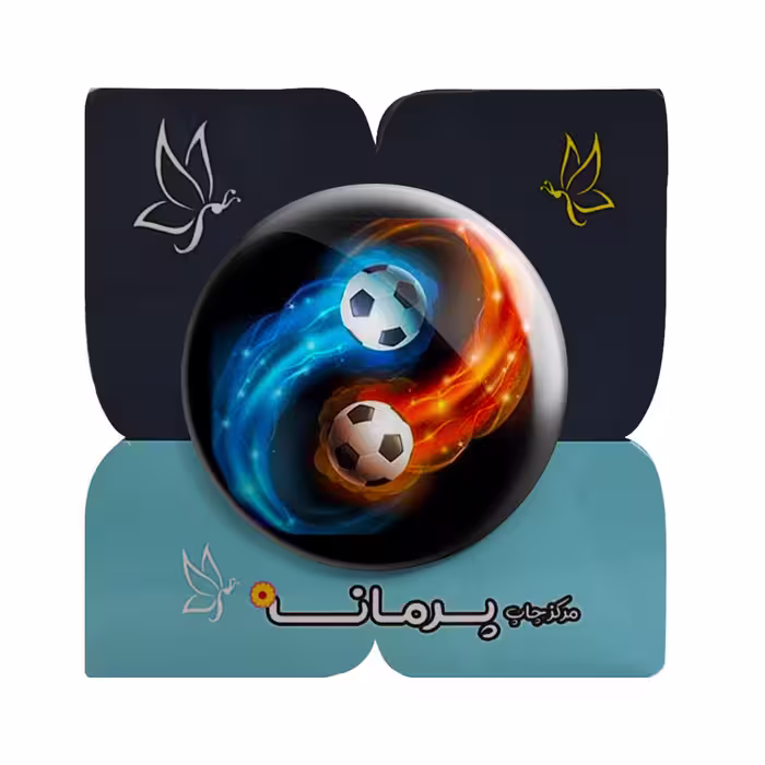 پیکسل پرمانه طرح توپ فوتبال کد pm.6312