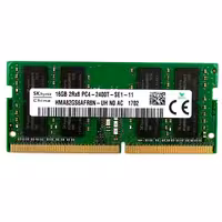 رم لپ تاپ DDR4 دوکاناله 2400 مگاهرتز  اس کی هاینیکس مدل PC4-2400T ظرفیت 16 گیگ