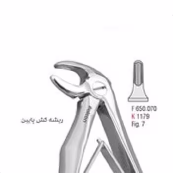 فورسپس ریشه کش پایین نازک fig:33M - فروشگاه تخصصی دندانپزشکی سپیرا