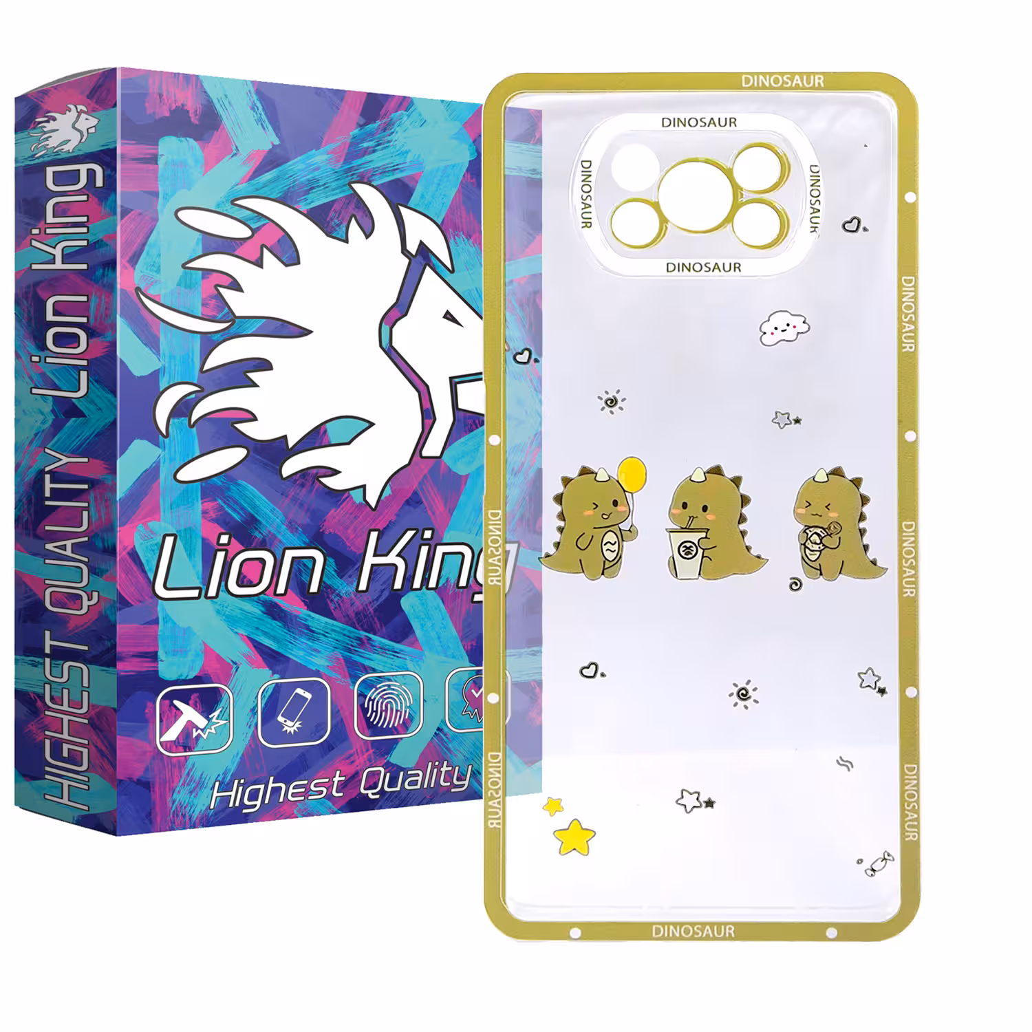کاور لاین کینگ مدل 3daeenasor  مناسب برای گوشی موبایل   شیائومی Poco X3 / X3 Pro