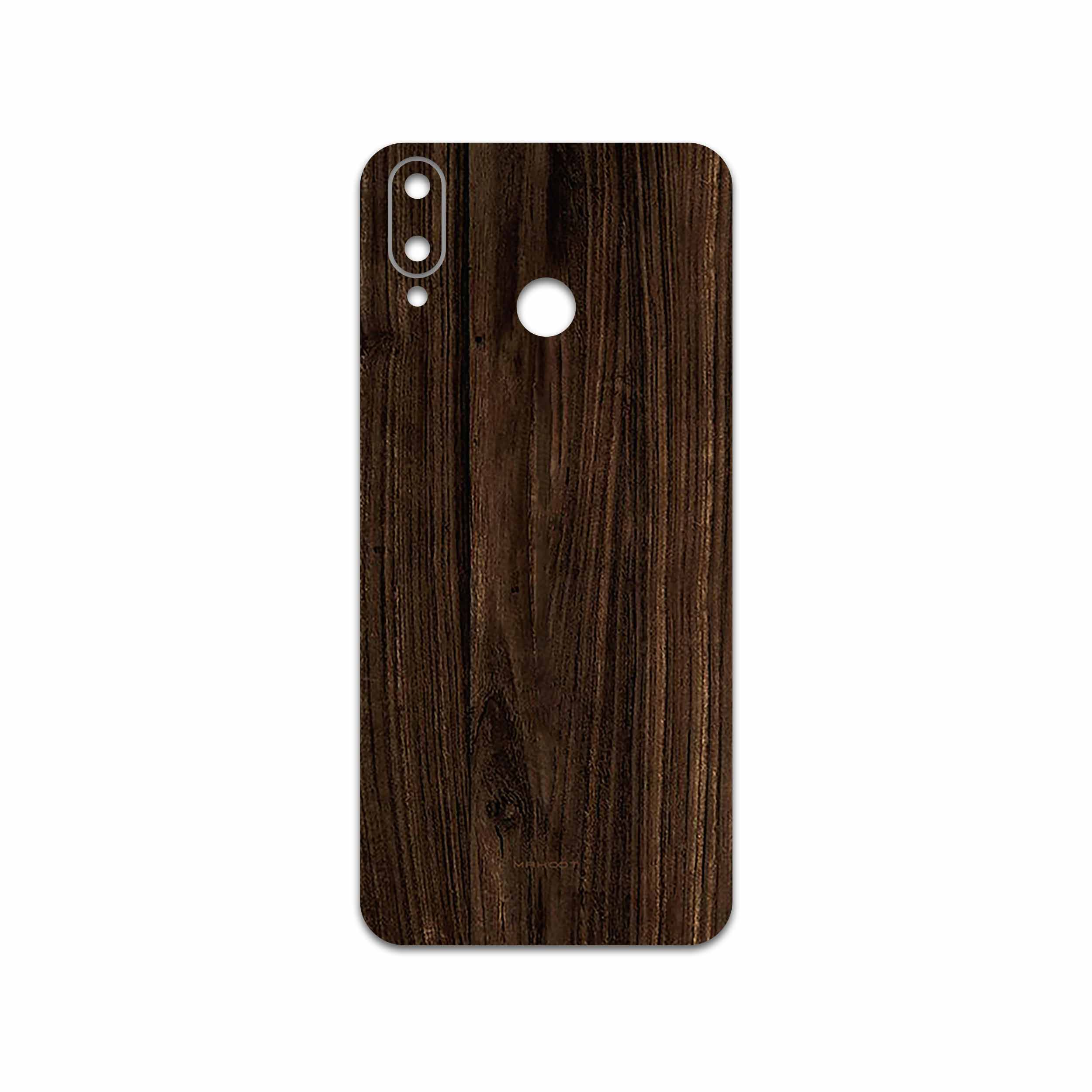 برچسب پوششی ماهوت مدل Dark Walnut Wood مناسب برای گوشی موبایل جی پلاس Q10