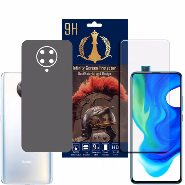 برچسب پوششی اینفینیتی مدل PRO MAX مناسب برای گوشی موبایل شیائومی REDMI K30 PRO به همراه محافظ صفحه نمایش