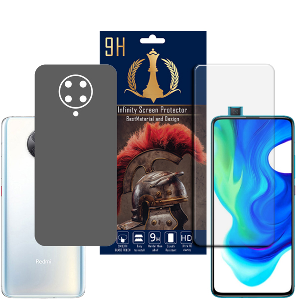 برچسب پوششی اینفینیتی مدل PRO MAX مناسب برای گوشی موبایل شیائومی REDMI K30 PRO به همراه محافظ صفحه نمایش