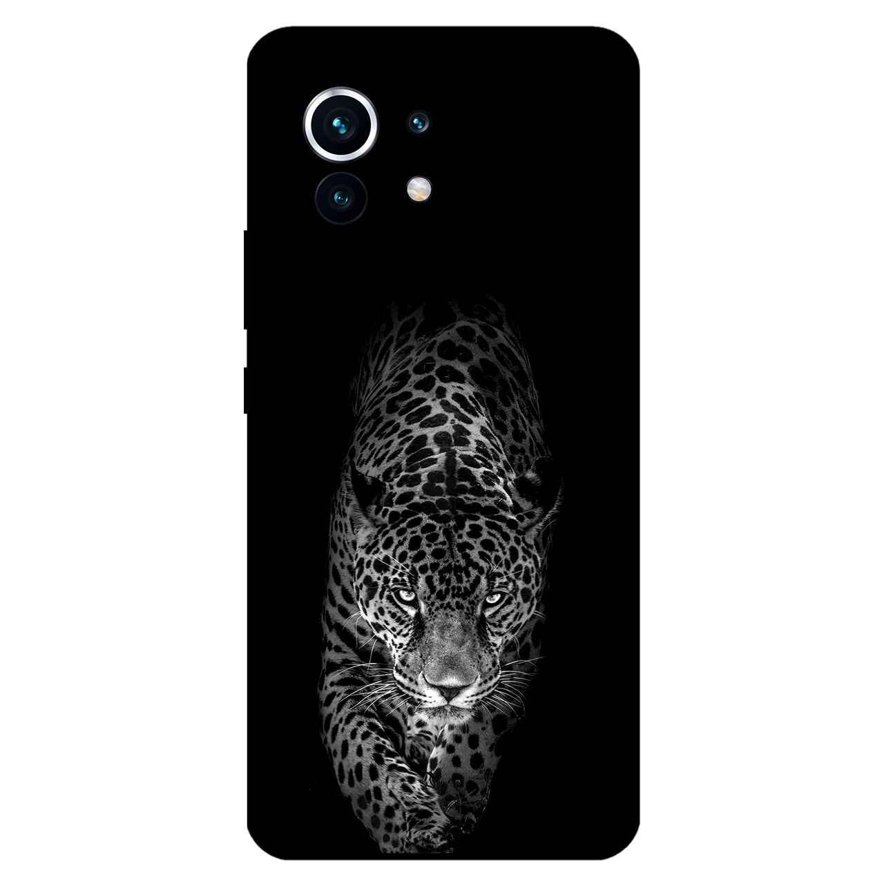 کاور مگافون طرح پلنگ مدل 1879 مناسب برای گوشی موبایل شیائومی Mi 11 Lite / Mi 11 Lite 5G 