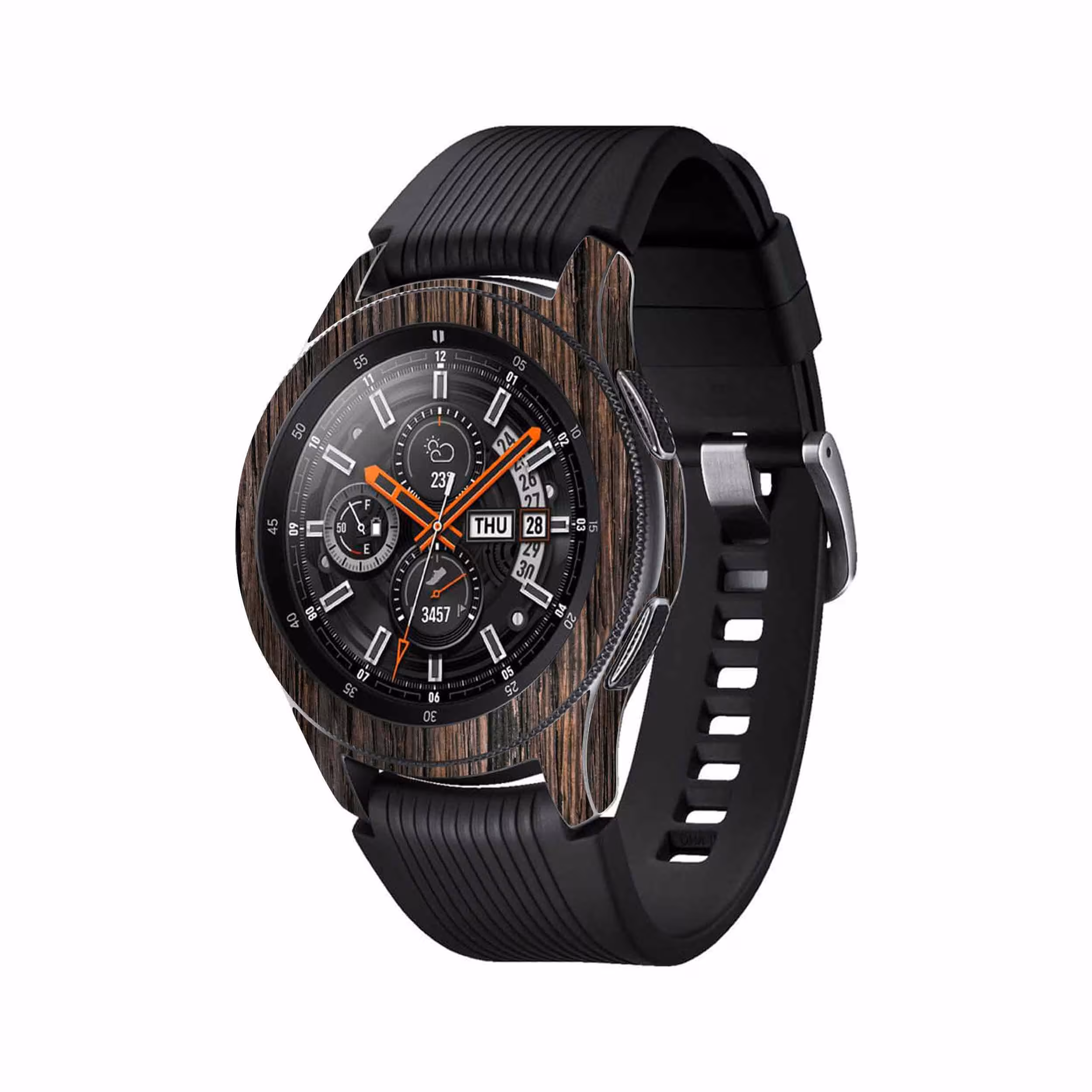 برچسب ماهوت طرح Burned-Wood مناسب برای ساعت هوشمند سامسونگ Galaxy Watch 46mm
