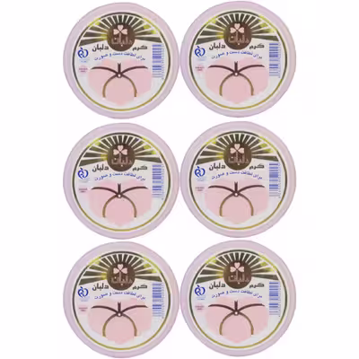 کرم مرطوب کننده دلبان مدل DB06 حجم 90 میلی لیتر مجموعه 6 عددی
