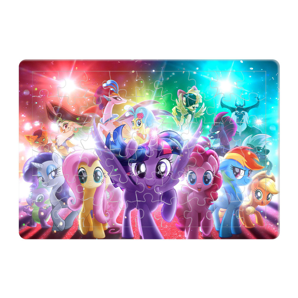 پازل 54 تکه طرح پونی ها مدل P746