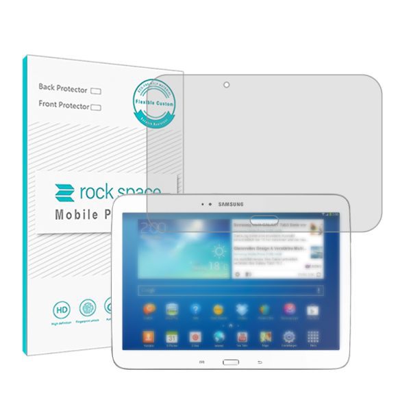 گلس تبلت سامسونگ Galaxy Tab 3 101 P5210 مدل نانو هیدروژل شفاف برند راک اسپیس کد 19531L