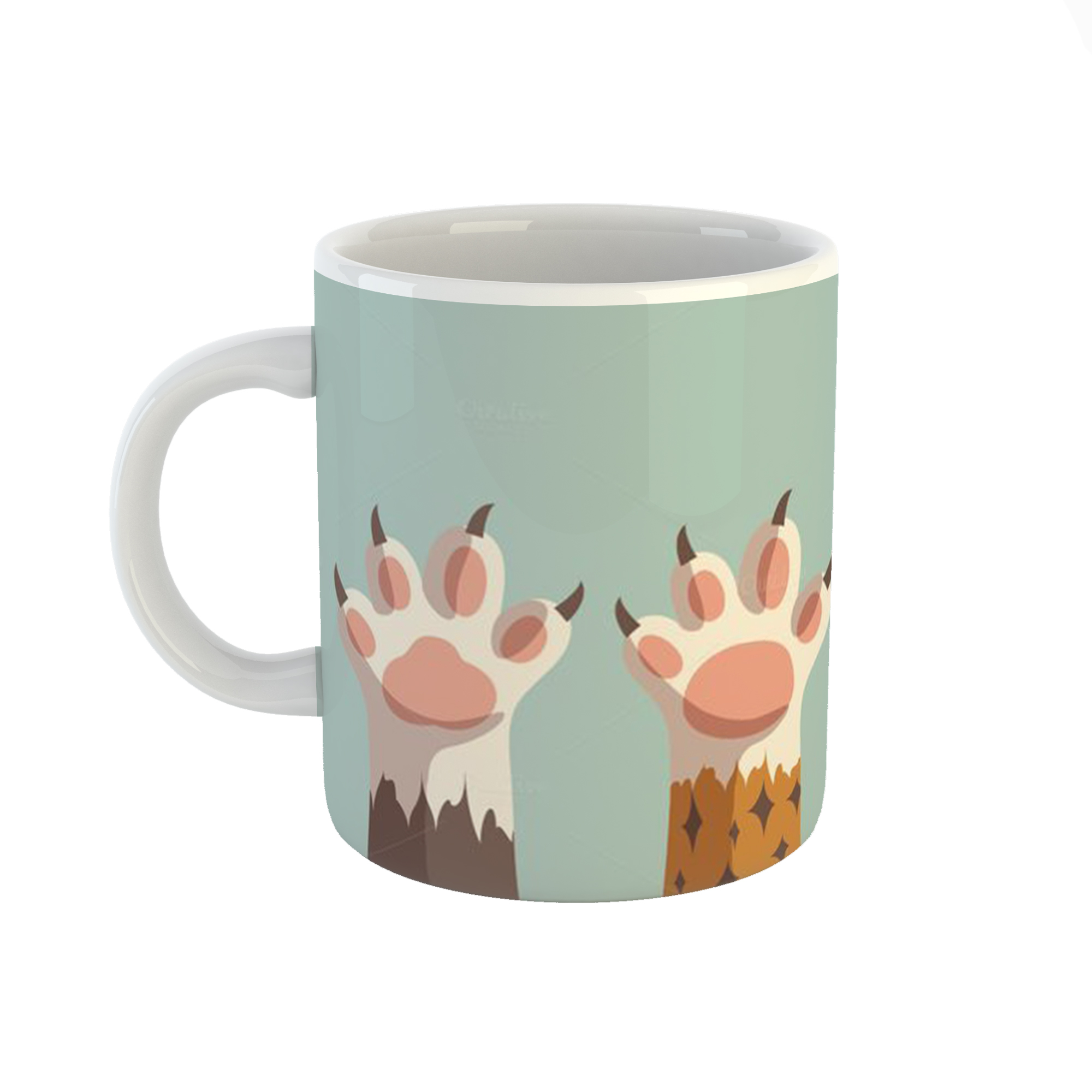 ماگ طرح گربه Cat کد 7