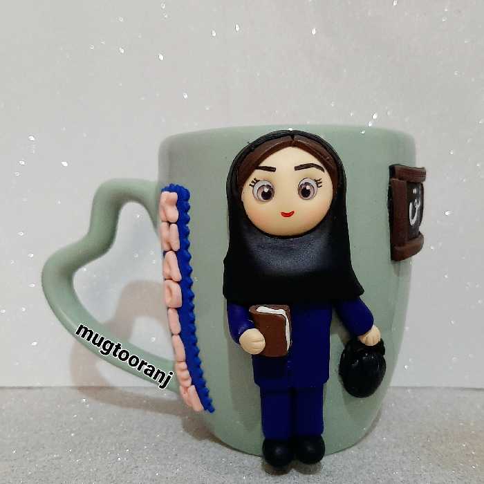 ماگ عروسکی معلم  کد 11