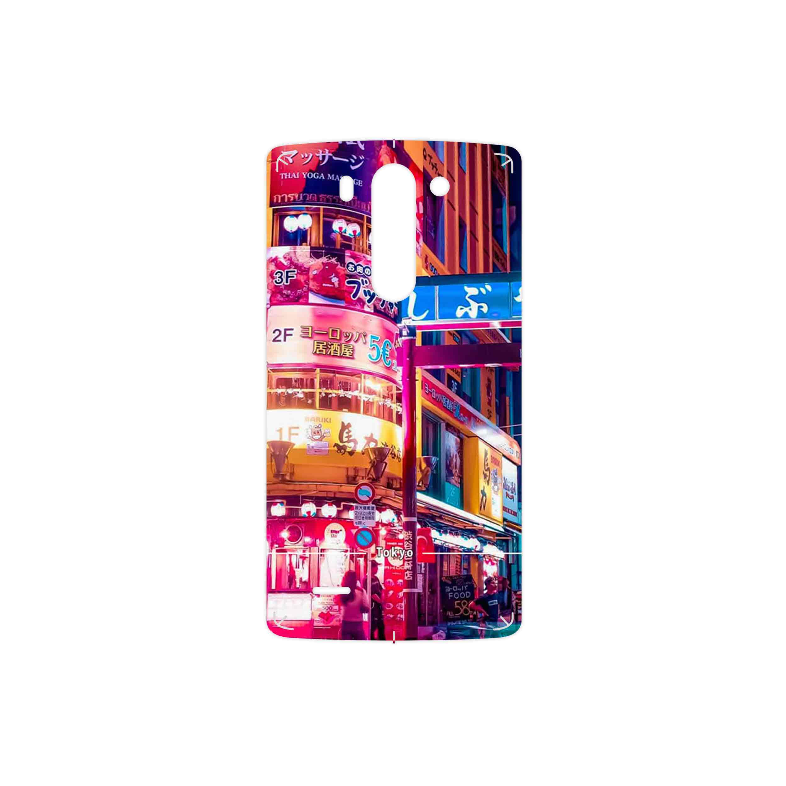 برچسب پوششی ماهوت مدل Tokyo City مناسب برای گوشی موبایل ال جی G3 Beat