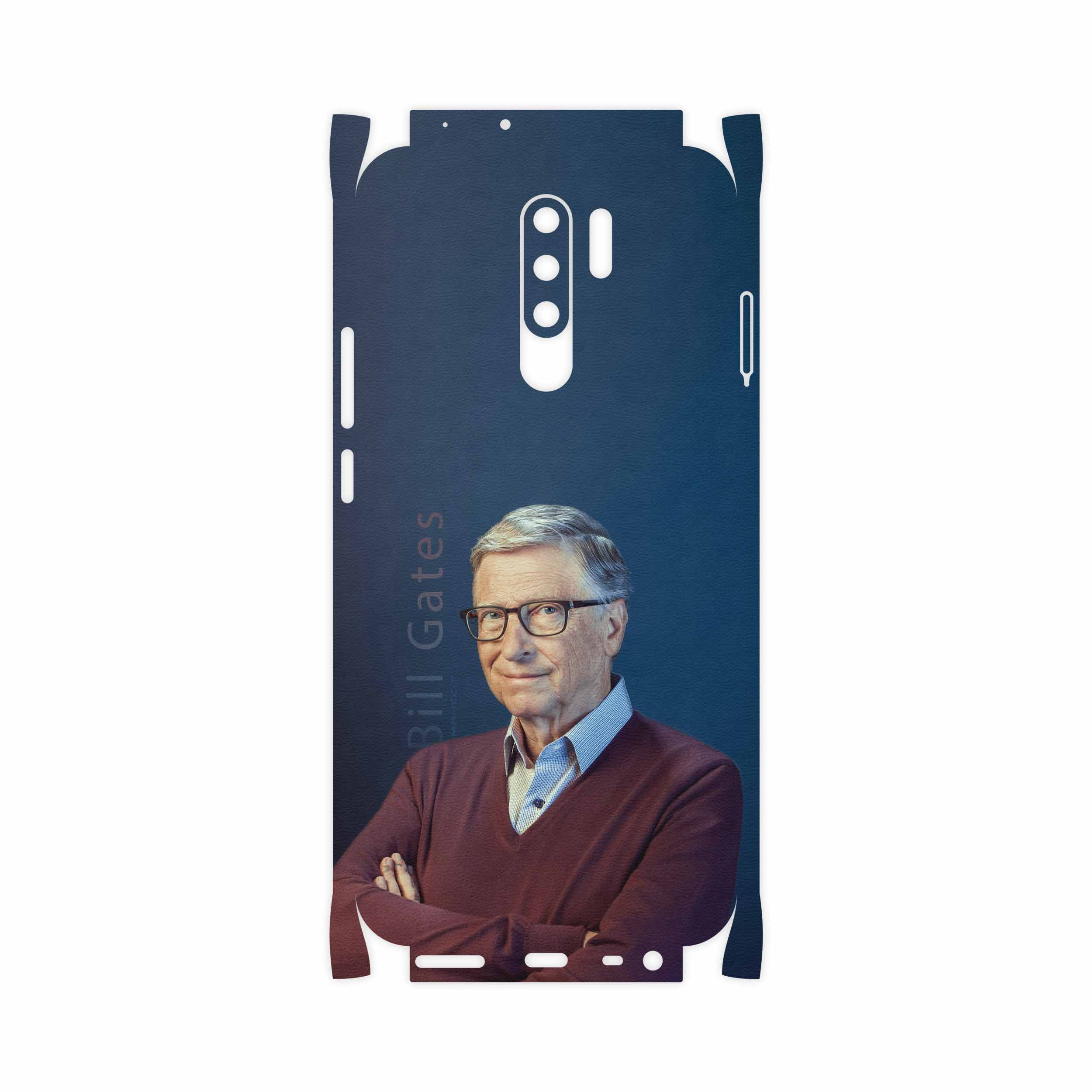 برچسب پوششی ماهوت مدل Bill Gates-FullSkin مناسب برای گوشی موبایل شیائومی Redmi 9