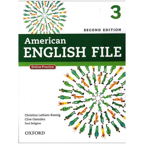 American English File 3 (2nd) SB+WB+QR انگلیش فایل قطع رحلی