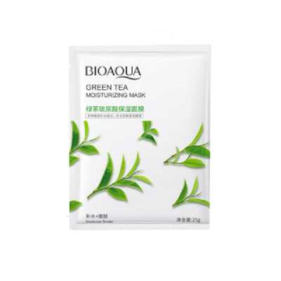 ماسک صورت بایو آکوا مدل چای سبز  حجم 25 میلی لیتر بسته 5 عددی