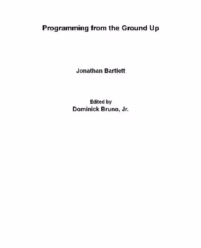 خرید و دانلود نسخه کامل کتاب Programming from the Ground Up [x86 assembly,Linux,GFDL