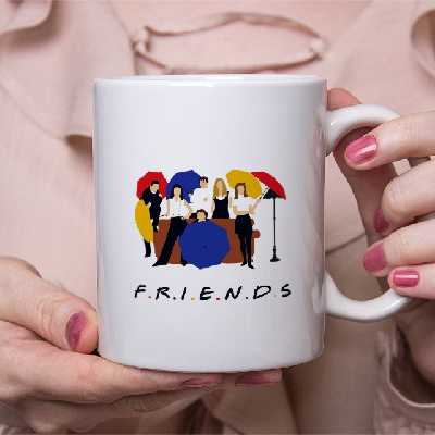 ماگ طرح فرندز مدل محمد مهدی