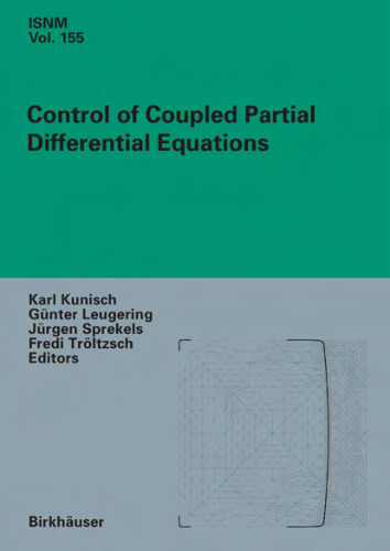 خرید و دانلود نسخه کامل کتاب Control of Coupled Partial Differential Equations