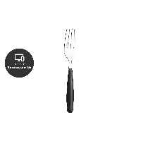 چنگال دسر کاراجا مدل لیندا رنگ مشکی مجموعه ی 12 عددی کد 502000010 