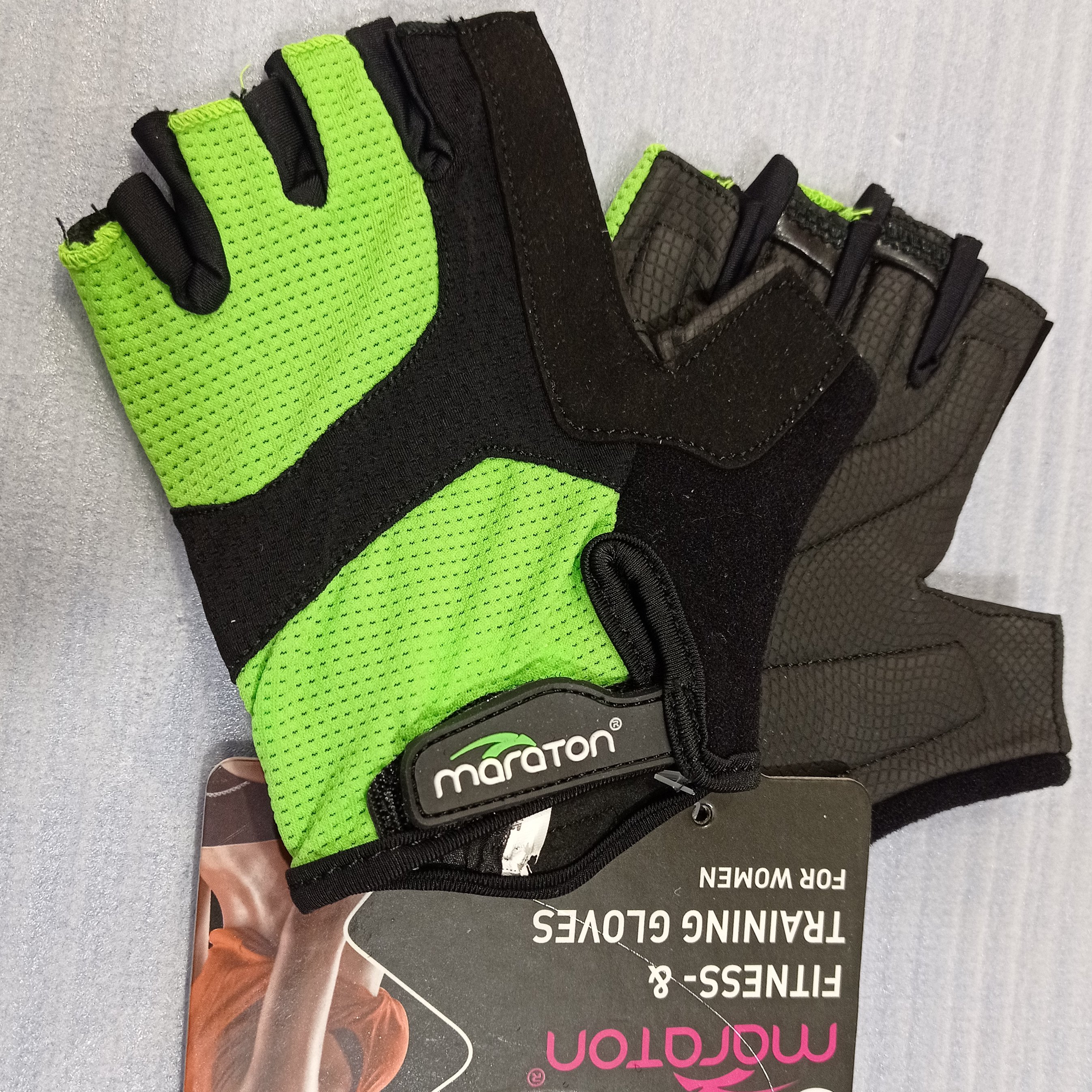 دستکش بدنسازی ماراتن سبز