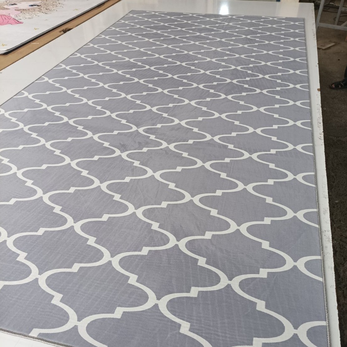 فرشینه مخمل  راهرو طرح مراکش در چند رنگ به ابعاد 150در350