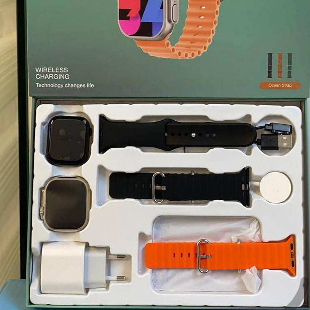 پک ساعت هوشمند P200 و شارژر وایرلس قیمت عالی