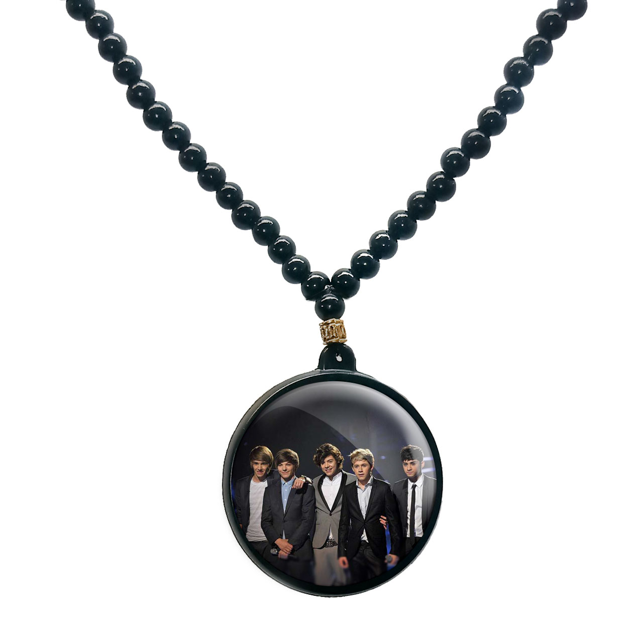 گردنبند پرمانه طرح One Direction کد pmd.13580 مدل دو طرفه