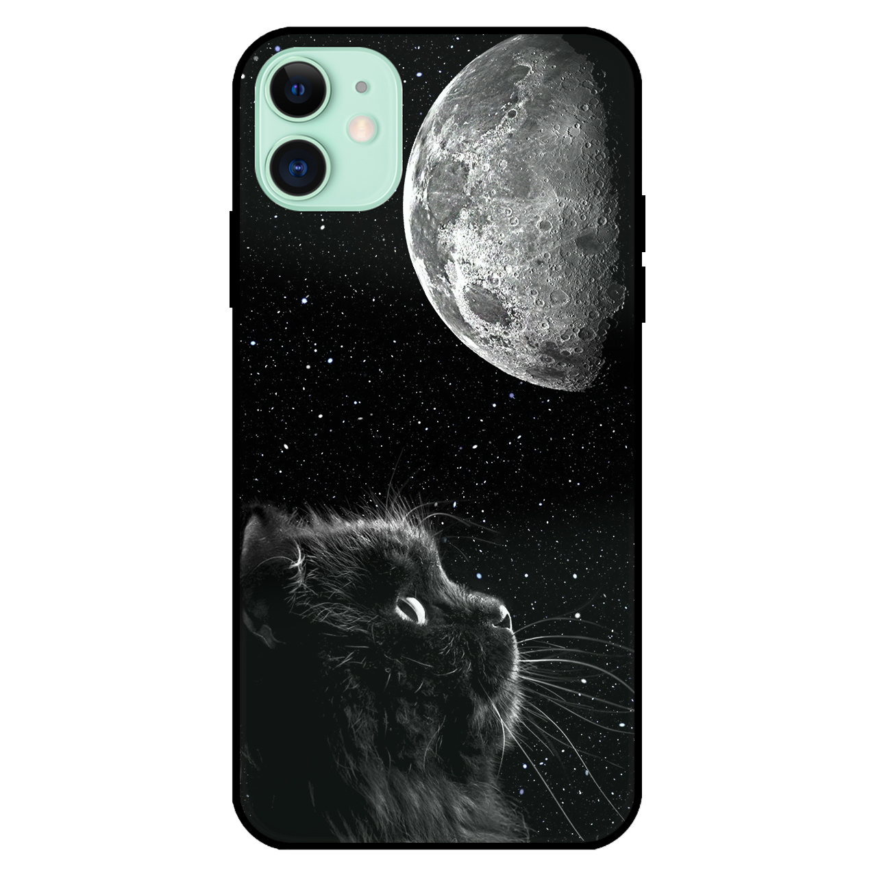 کاور مگافون طرح گربه مدل 1882 مناسب برای گوشی موبایل اپل Iphone 11       
