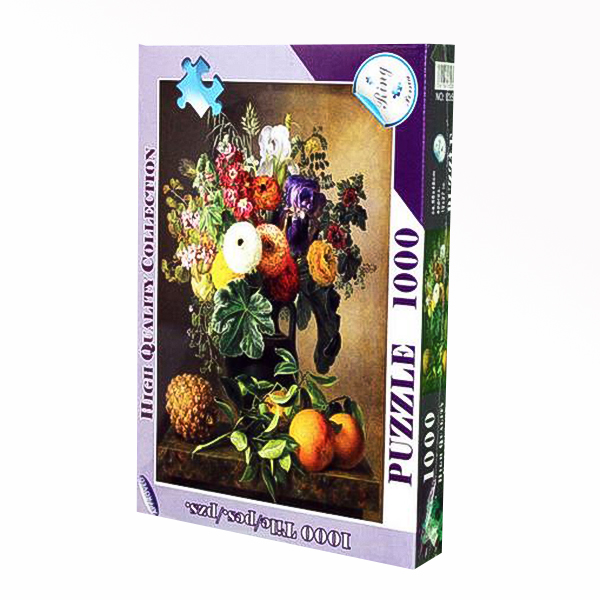 پازل 1000 تکه رینگ طرح گلدان گل کد 006