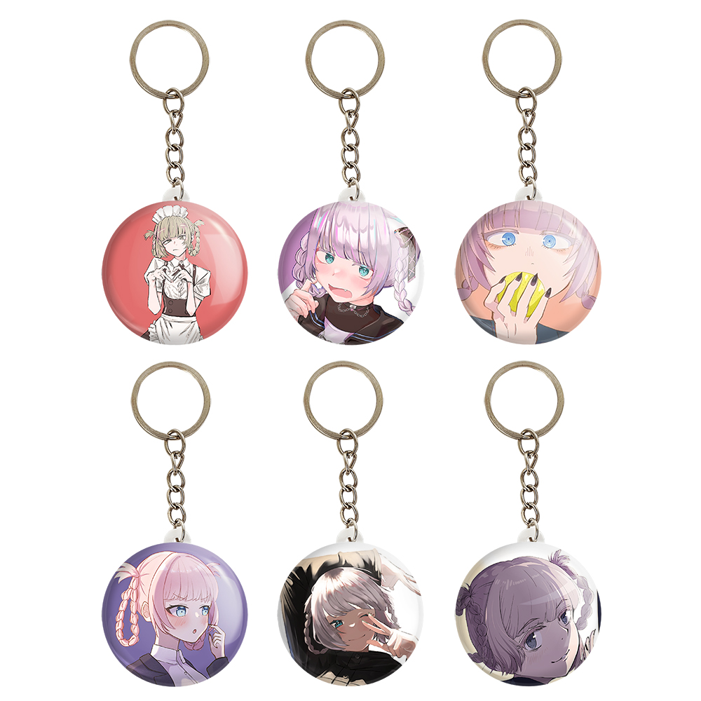 جاکلیدی خندالو مدل انیمه کال آف نایت کد 987A مجموعه 6 عددی