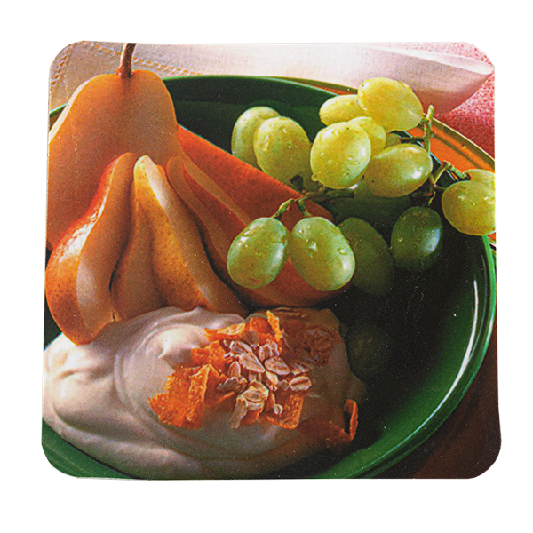 زیر لیوانی مدل ZL Fruit - 06 بسته 6 عددی