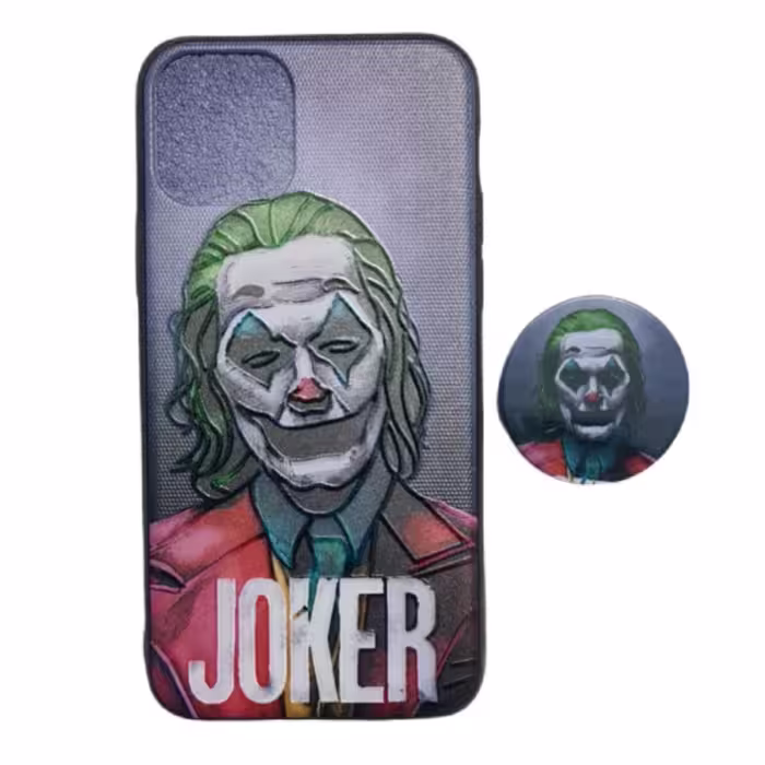 کاور مدل جوکر مناسب برای گوشی موبایل اپل iPhone 11 Pro به همراه پاپ سوکت
