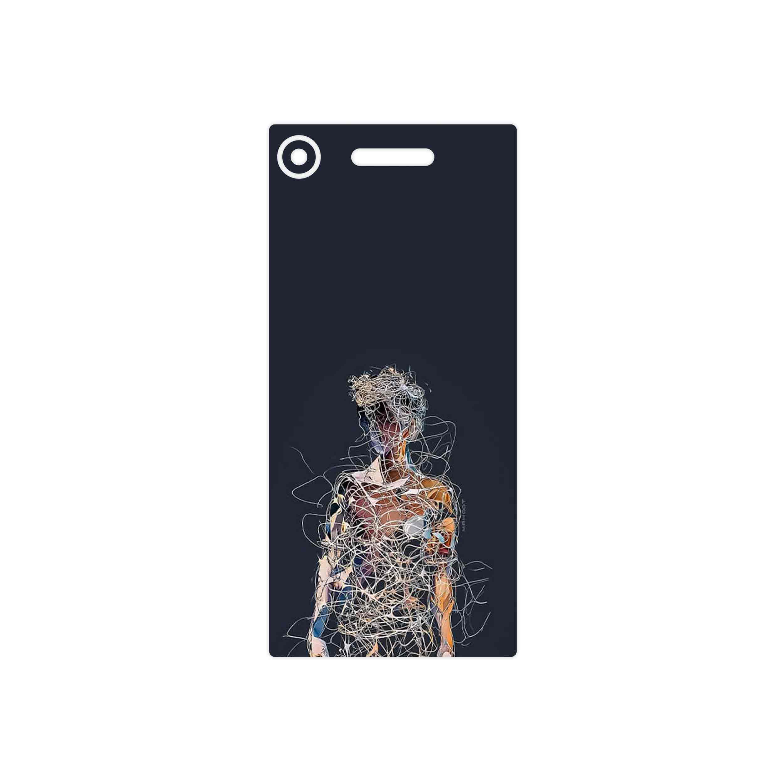 برچسب پوششی ماهوت مدل Strings Digital Art 1 مناسب برای گوشی موبایل سونی Xperia XZ1