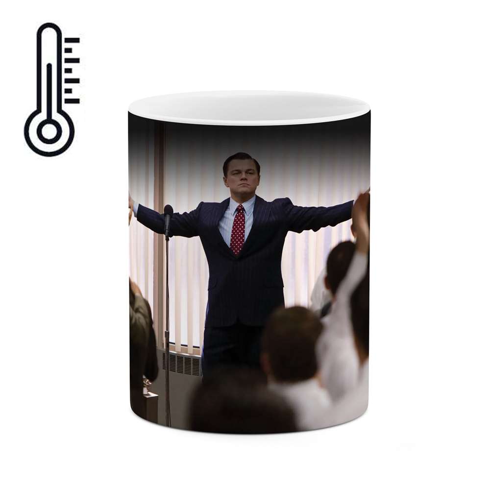 ماگ حرارتی طرح گرگ وال استریت مدل mgph02441