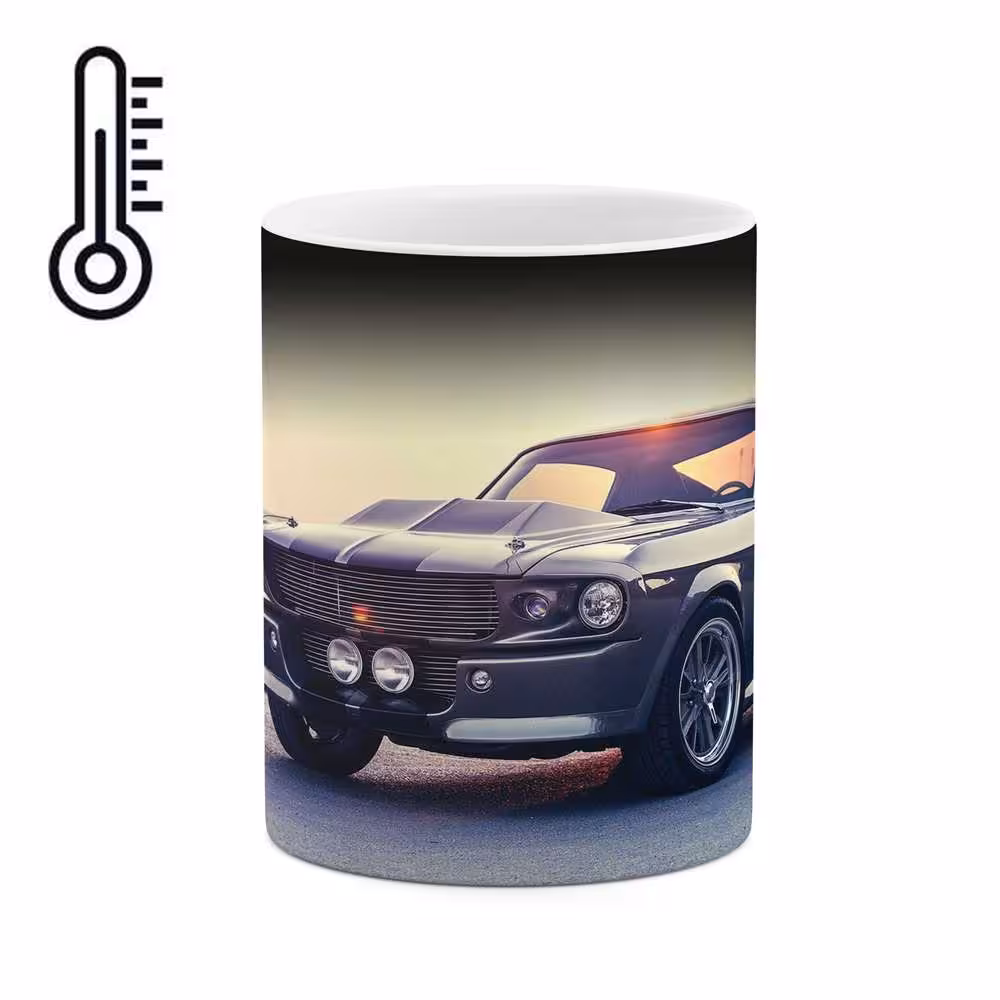 ماگ حرارتی طرح ماشین mustang مدل mgph11214