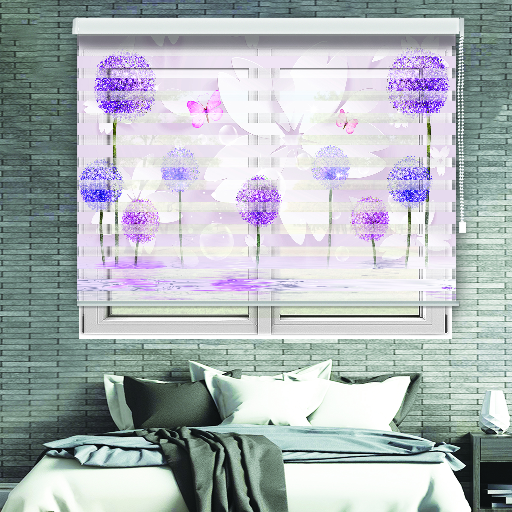 پرده زبرا مدل TD-33 سایز 125x180 سانتی متر