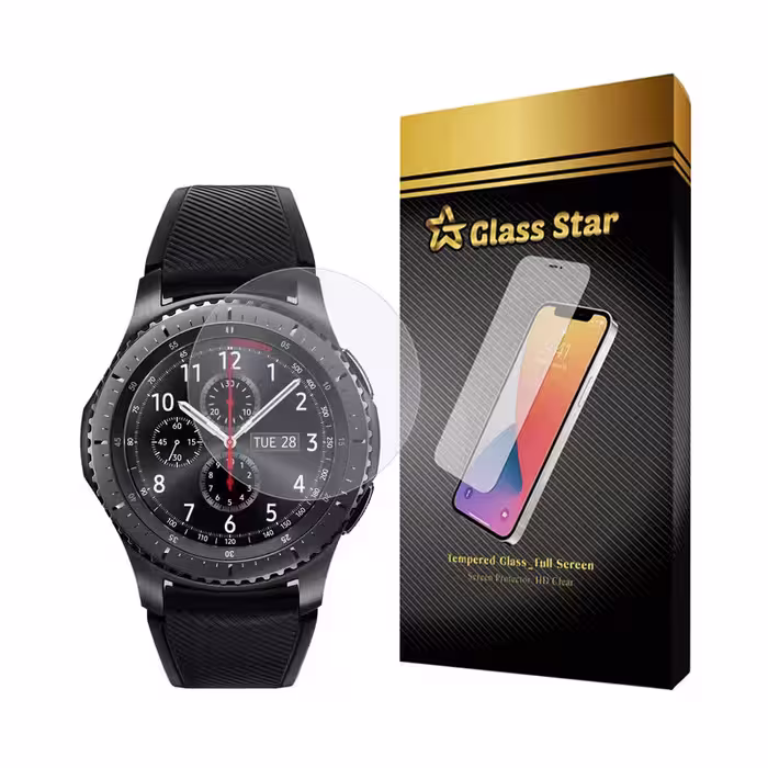 محافظ صفحه نمایش گلس استار مدل WATCHSAFS مناسب برای ساعت هوشمند سامسونگ Galaxy Watch Gear S3 / Galaxy Watch SM-R760 | کالا برتری