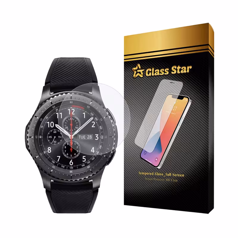 محافظ صفحه نمایش گلس استار مدل WATCHSAFS مناسب برای ساعت هوشمند سامسونگ Galaxy Watch Gear S3 / Galaxy Watch SM-R760 | کالا برتری