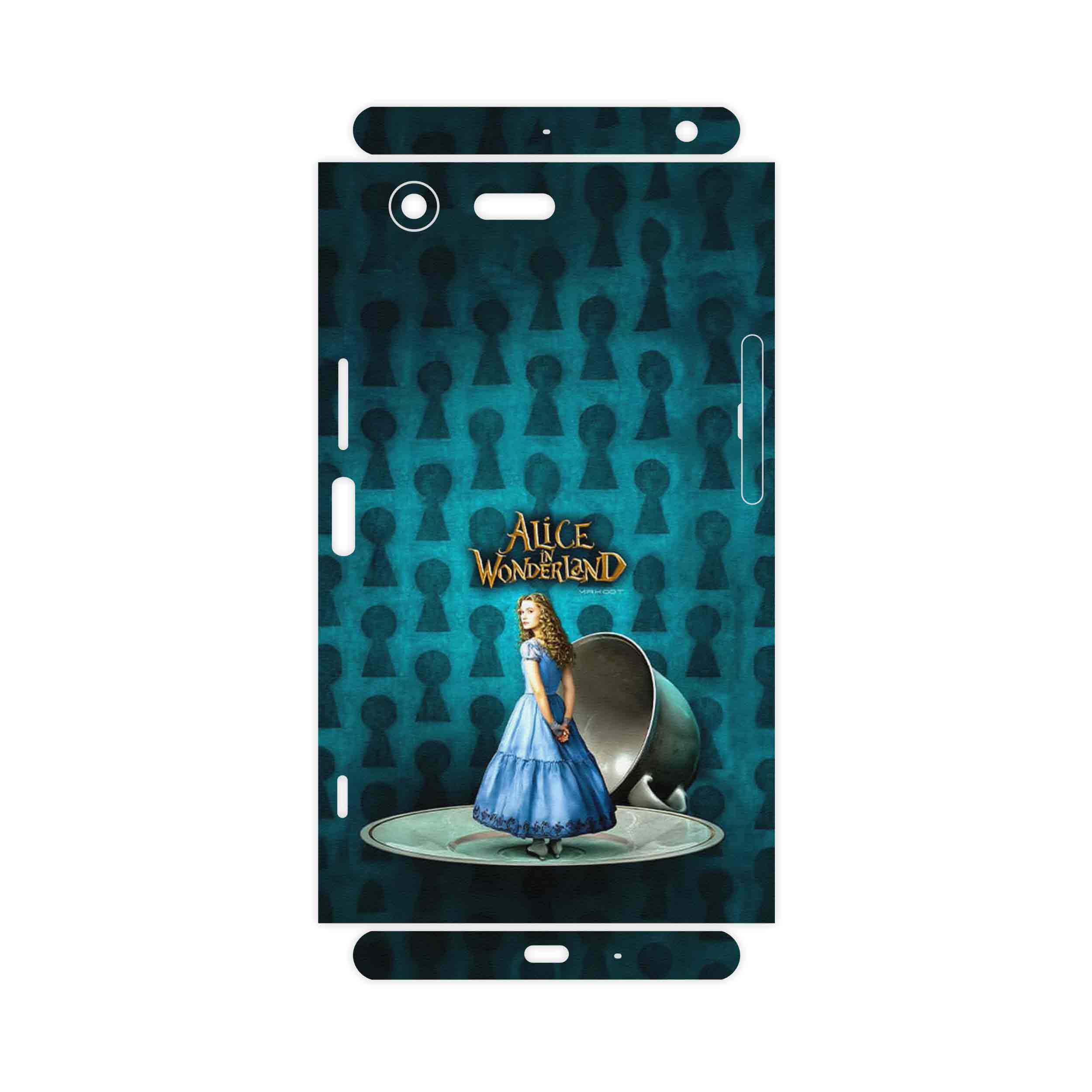برچسب پوششی ماهوت مدل Alice in Wonderland-FullSkin مناسب برای گوشی موبایل سونی Xperia XZ Premium