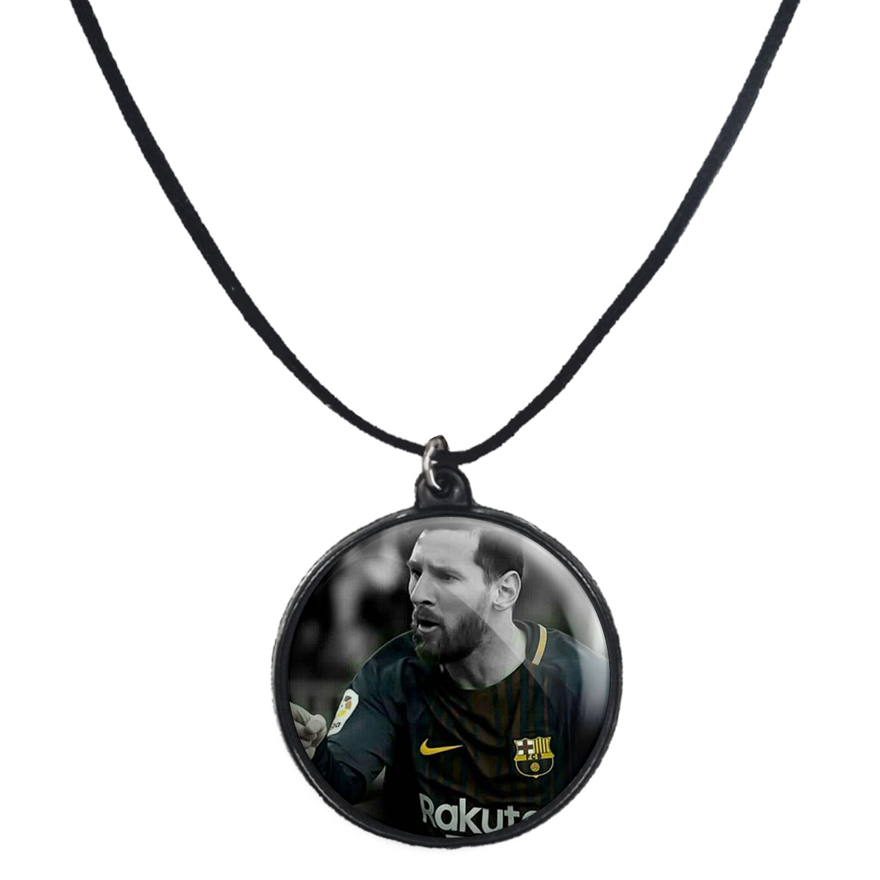 گردنبند پرمانه طرح مسی کد pmb.8709 مدل دو طرفه