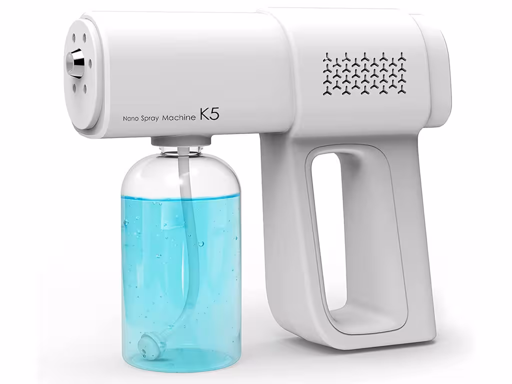 اسپری تفنگی ضد عفونی کننده K5 mini nano spray disinfection gun 380ml