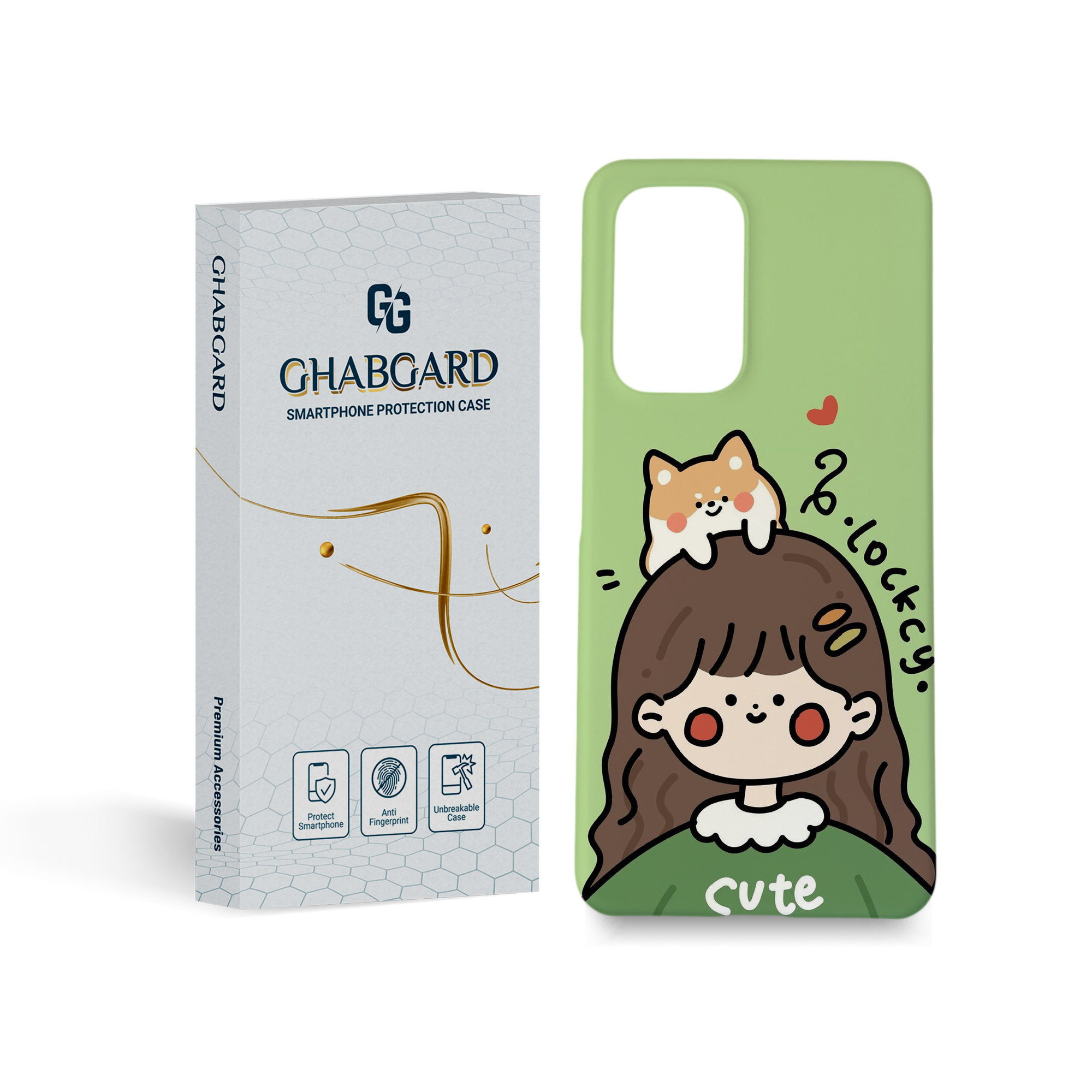 کاور قاب گارد مدل دخترانه مناسب برای گوشی موبایل سامسونگ Galaxy A53   