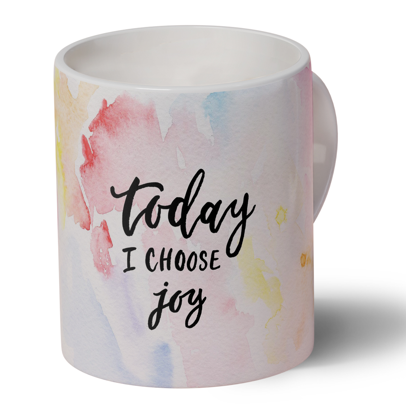 ماگ مدل سرامیکی دسته دار طرح امروز لذت بردن را انتخاب می کنم