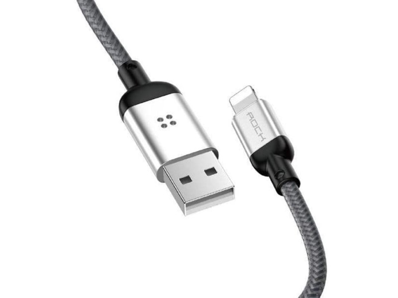 کابل لایتنینگ رقص نور راک Rock R6 Lightning Cable 1M