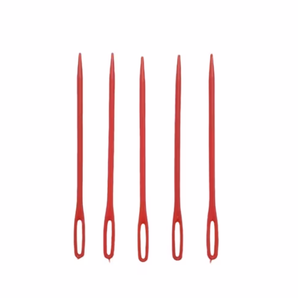 سوزن خیاطی مدل پلاستیکی بسته 5عددی

