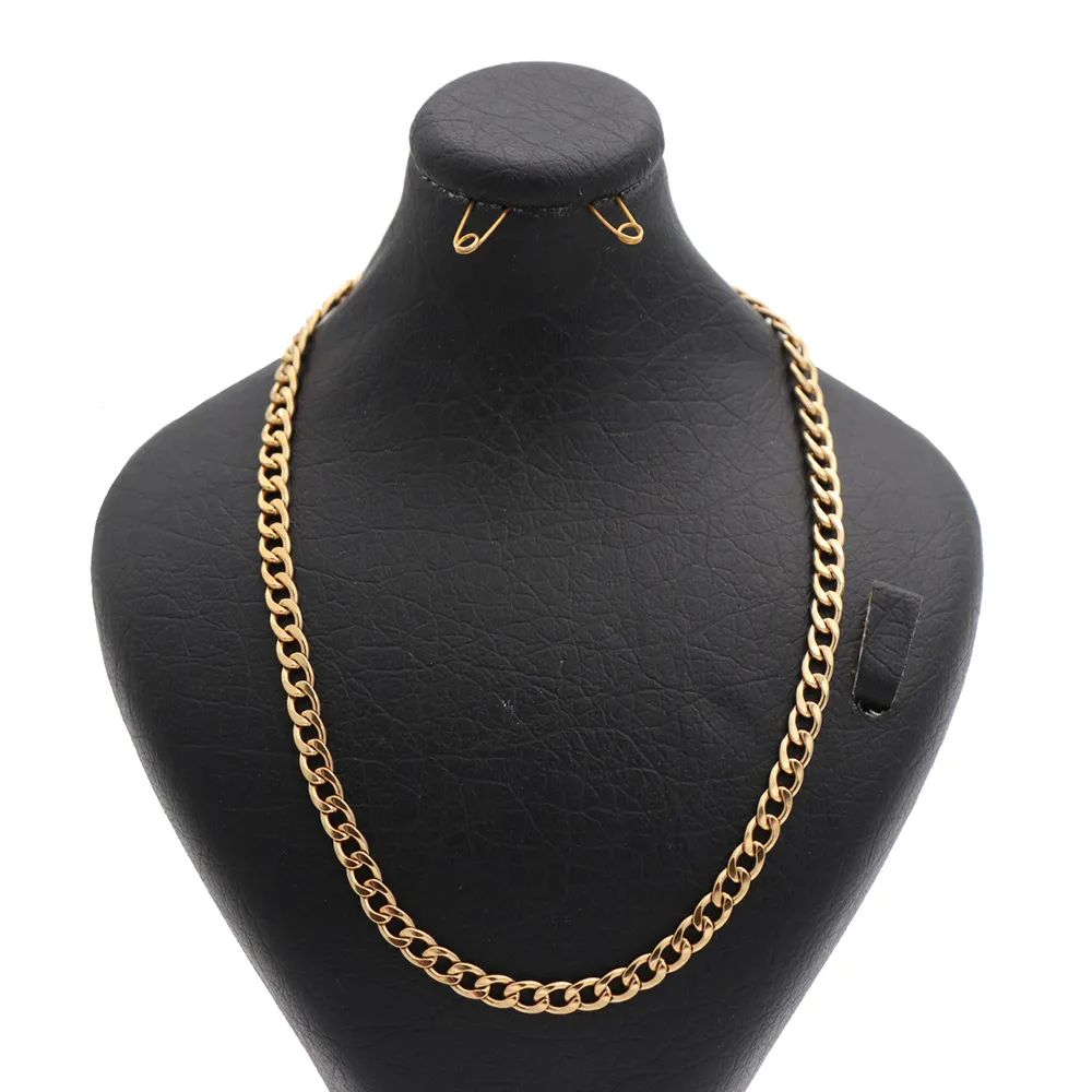 زنجیر استیل اسپورت طلایی 3 میل 70764