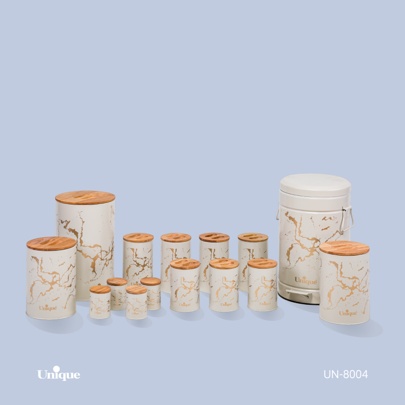 ست 15 فانتزی کرم ماربل درب بامبو یونیک کد محصول: UN-8004